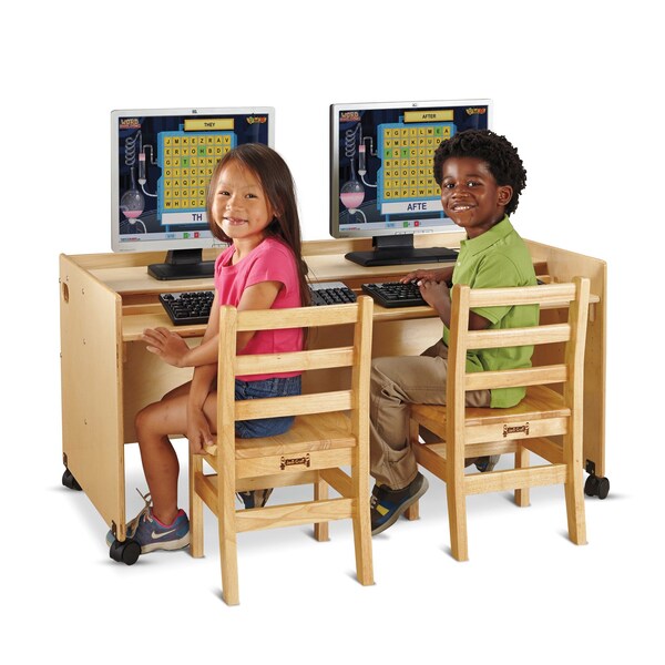 Jonti-Craft Enterprise Double Computer Desk 3488JC - main